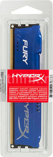 Модуль памяти KINGSTON HyperX FURY Blue Series HX318C10F/8 DDR3 - 8Гб 1866, DIMM, Ret