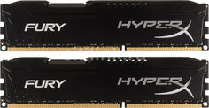 Модуль памяти KINGSTON HyperX FURY Black Series HX318C10FBK2/16 DDR3 - 2x 8Гб 1866, DIMM, Ret