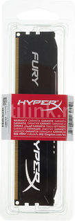 Модуль памяти KINGSTON HyperX FURY Black Series HX318C10FB/4 DDR3 - 4Гб 1866, DIMM, Ret