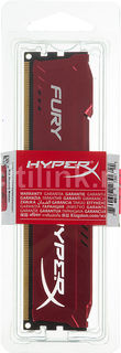 Модуль памяти KINGSTON HyperX FURY Red Series HX318C10FR/4 DDR3 - 4Гб 1866, DIMM, Ret