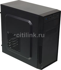 Корпус mATX ACCORD A-07B, Mini-Tower, без БП, черный