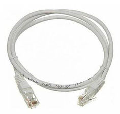 Кабель Патч-корд LANMASTER UTP, вилка RJ-45, вилка RJ-45, кат.6, ПВХ, 2м, серый [twt-45-45-2.0/6-gy]