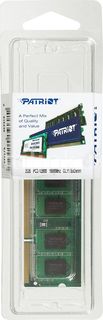 Модуль памяти PATRIOT PSD32G160081S DDR3 - 2Гб 1600, SO-DIMM, Ret Патриот