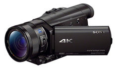 Видеокамера SONY FDR-AX100, черный, Flash [fdrax100eb.cee]