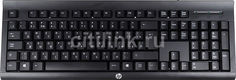 Клавиатура HP K1500, USB, черный [h3c52aa]