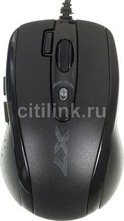 Мышь A4 X-710MK оптическая проводная USB, черный [x-710mk usb]
