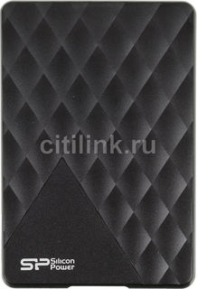 Внешний жесткий диск SILICON POWER Diamond D06, 2Тб, черный [sp020tbphdd06s3k]