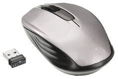 Мышь OKLICK 475MW оптическая беспроводная USB, черный и серый [tm-1500 black/grey]