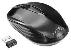 Мышь OKLICK 475MW оптическая беспроводная USB, черный [tm-1500 black]