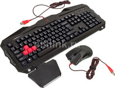 Комплект (клавиатура+мышь) A4 Q2100/B2100 (Q210+Q9), USB, проводной, черный