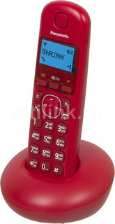 Радиотелефон PANASONIC KX-TGB210RUR, красный