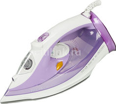 Утюг PHILIPS GC3803/30, 2400Вт, белый/ фиолетовый