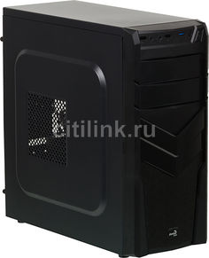 Корпус ATX AEROCOOL V2X, Midi-Tower, без БП, черный