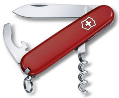 Складной нож VICTORINOX Waiter, 9 функций, 84мм, красный [0.3303.b1]