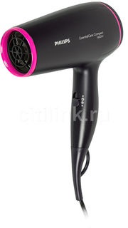 Фен PHILIPS BHD002/00, 1600Вт, черный