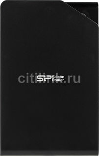 Внешний жесткий диск SILICON POWER Stream S03, 2Тб, черный [sp020tbphds03s3k]