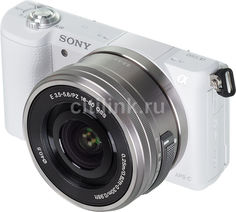 Фотоаппарат SONY Alpha A5100 kit ( E PZ 16-50mm f/3.5-5.6 OSS), белый [ilce5100lw.cec]