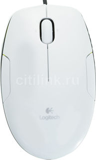 Мышь LOGITECH M150 лазерная проводная USB, белый [910-003754/910-003745]