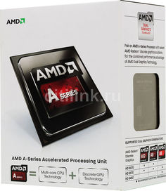 Процессор AMD A4 7300, SocketFM2 BOX [ad7300okhlbox]