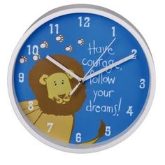 Настенные часы HAMA Lion H-123170, аналоговые, синий