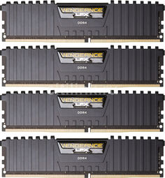Модуль памяти CORSAIR Vengeance LPX CMK32GX4M4A2666C16 DDR4 - 4x 8Гб 2666, DIMM, Ret