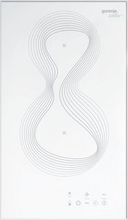 Варочная панель GORENJE Karim Rashid ECT330KR, Hi-Light, независимая, белый