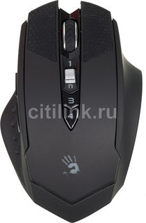 Мышь A4 Bloody Warrior RT7/RT70 оптическая беспроводная USB, черный