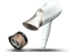 Фен PANASONIC EH-NA30-W865, 1600Вт, белый и серебристый