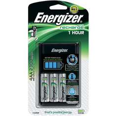 Зарядное устройство + аккумуляторы Energizer 1 HOUR Charger + 4шт. AA 2300mAh (E300697700)