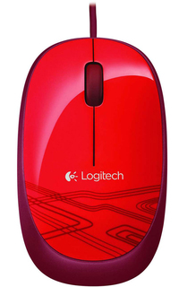 Мышь Logitech M105 Mouse optical USB (красный)