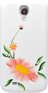 Клип-кейс iCover Цветы SG05 для Samsung Galaxy S4 (белый)