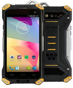 Мобильный телефон Ginzzu RS94 DUAL 4G (черно-оранжевый)