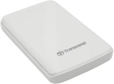 Внешний жесткий диск Transcend StoreJet 25D3 1TB 2.5" (белый)