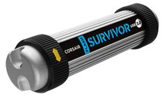USB флешка Corsair Survivor 32Gb USB3.0 (серебристо-черный)