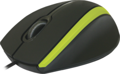 Мышь Defender MM-340 (черно-зеленый)