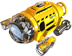 Радиоуправляемая игрушка Silverlit Подводная лодка с камерой (желтый)
