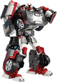 Игрушка-трансформер Young Toys TOBOT Эволюция X свет и звук (красно-серый)