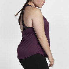 Женская майка для тренинга Nike Breathe Elastika (большие размеры)