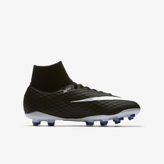 Футбольные бутсы для игры на твердом грунте для школьников Nike Jr. Hypervenom Phelon III Dynamic Fit