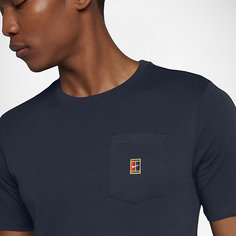Мужская теннисная футболка NikeCourt Heritage Pocket