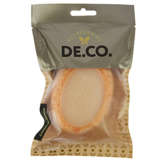 Спонж для очищения лица и тела `DE.CO.` розовый Deco