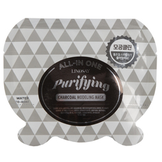 Маска для лица `LINDSAY` ALL- IN ONE альгинатная моделирующая с древесным углем 26 г