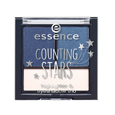 Палетка теней для век `ESSENCE` COUNTING STARS 3 в 1 (тон 02)