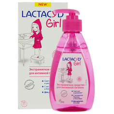 Средство для интимной гигиены `LACTACYD` `GIRL` экстрамягкое (для девочек с 3-х лет) 200 мл