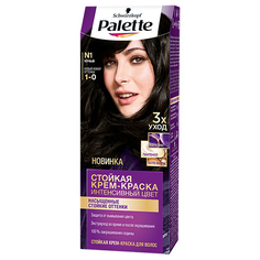 Крем-краска для волос `PALETTE` тон N1 (Черный) 50 мл