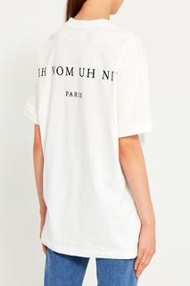 Хлопковая футболка с надписью Ih Nom Uh Nit
