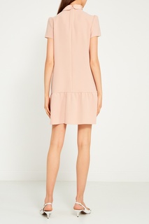 Платье с аппликацией Red Valentino