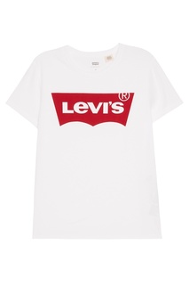 Белая футболка с эмблемой THE PERFECT TEE Levis