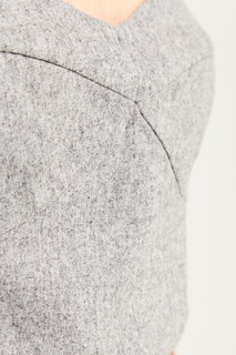 Серый короткий топ T Skirt