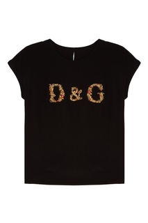 Топ с объемной аппликацией Dolce & Gabbana